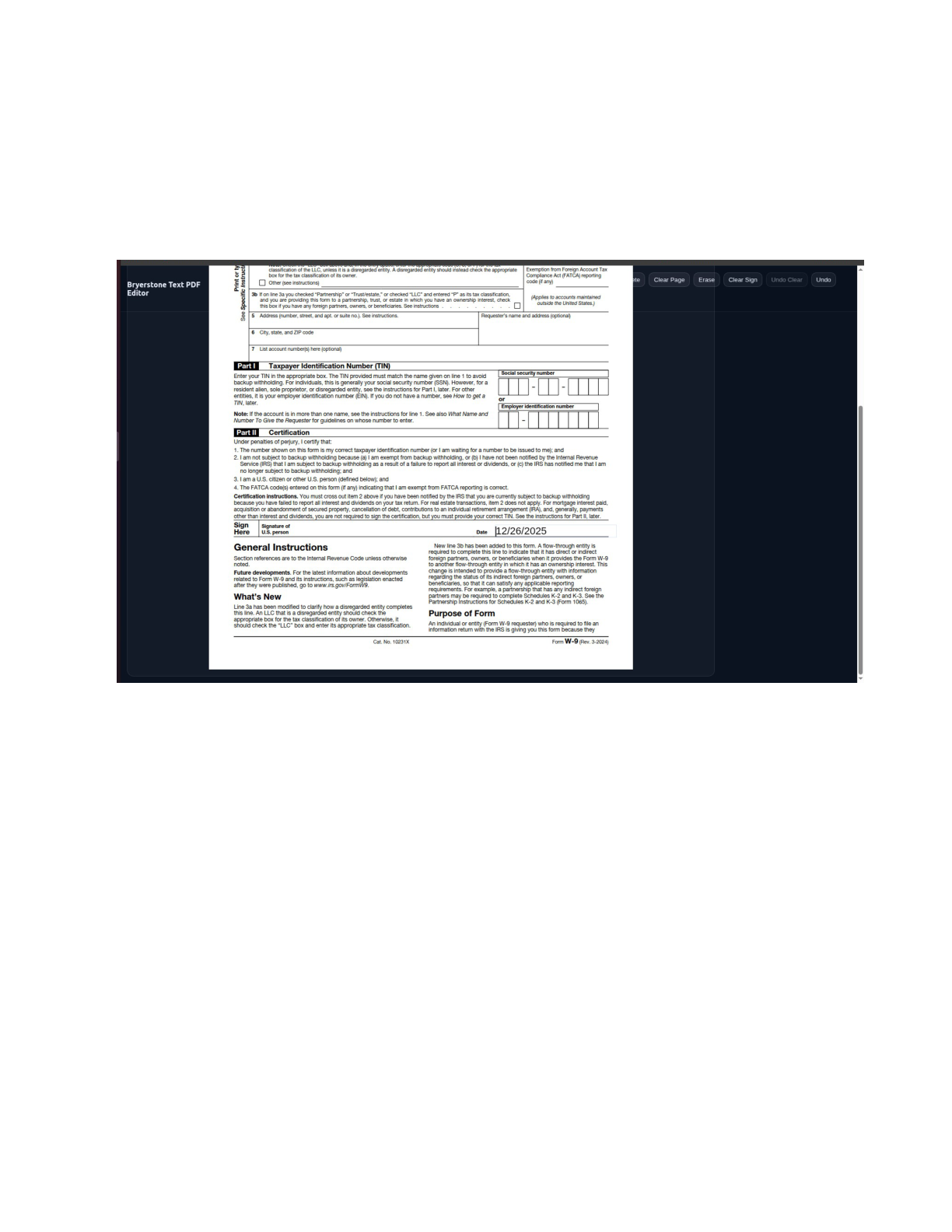 Additional text and date example